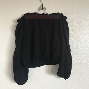 Brandy off-shoulder top